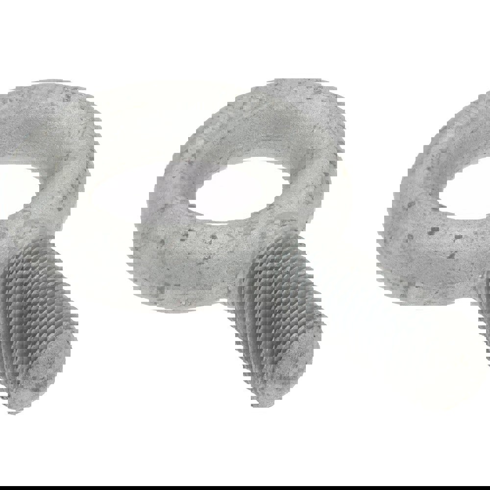 Fixed Lifting Eye Bolt: Without Shoulder, 7,000 lb Capacity, 7/8-9 Thread, Grade C-1035 Forged Steel